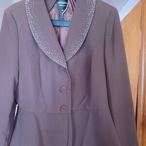 Women's Elegant  Brown 2-Piece